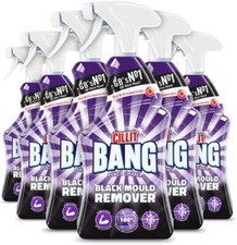 Cillit Bang Black Mould Remover Spray Removes Mould, Mildew & Dirt 750ml x 6