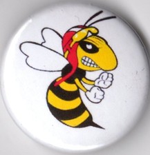 KILLER WASP Pin Button Badge