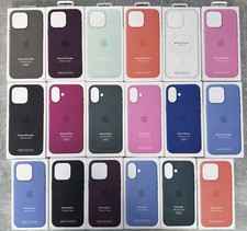 OFFICIAL GENUINE APPLE IPHONE 16 / 16 PRO / PRO MAX / PLUS SILICONE MAGSAFE CASE