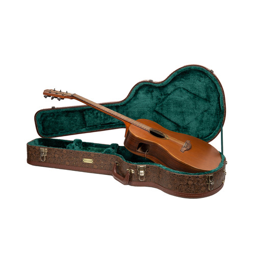 Crossrock wooden guitar case - wooden,