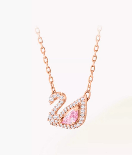 Brand new swarovski pink swan - pink,