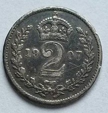 1907 Edward VII Silver Two