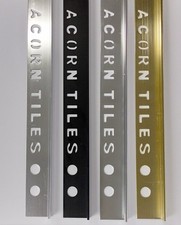Aluminium Metal Tile Trim L Shape 250cm Long 6 colours