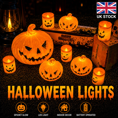 Halloween pumpkin lantern led - pumpkin,
