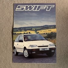 Suzuki Swift 1993-94 Large Format UK Market Sales Brochure 1.3 GS GLX GTi
