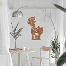 Rusty Metal Cat and Butterfly