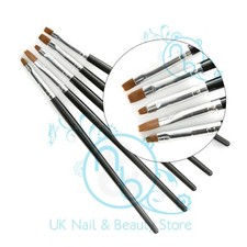 Gel Builder Nail Brush Set 5pc