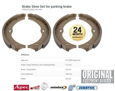 Brake shoes for - for, mercedes