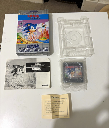 Sega game gear - game, sonic