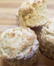 Homemade plain scones cakes X