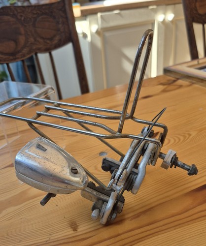 Vintage bike front - front, rack