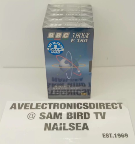 Pack bbc 180 blank vhs - pack, e-180