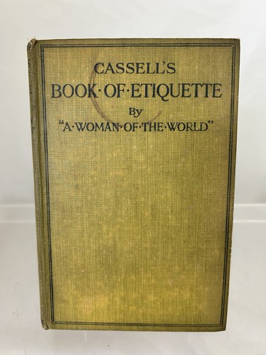 Cassell book etiquette - book,
