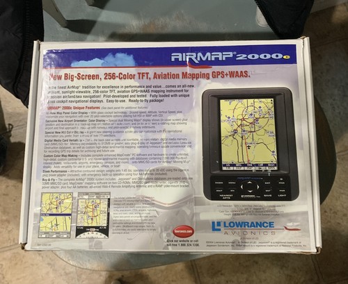 Lowrance avionics airmap 2000c - lowrance,