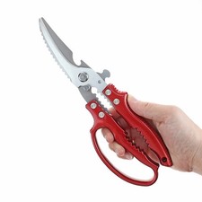 ✅Free Name Engrave✅Kitchen Scissors Heavy Duty✅Bone Shears Duck Fish Chicken#117