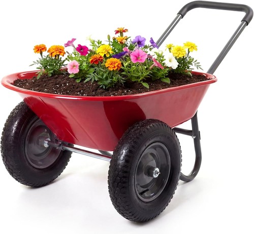Wheelbarrow yard garden cart - wheelbarrow,