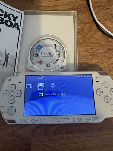 Psp ceramic white handheld - white,