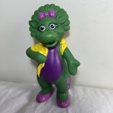 Vintage Barney The Dinosaur Baby Bop Rubber Toy 16cm