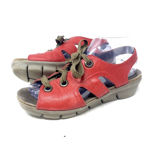 Wolky jewel sport red leather - wolky,