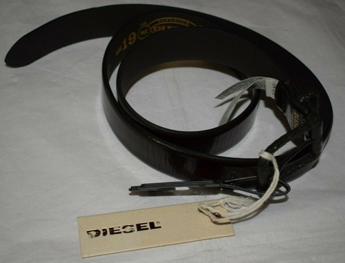 Diesel brown leather belt - ,