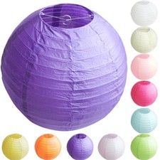 Time to Sparkle 8"/20cm Round Paper Lanterns Lamp Shade Wedding Party Decoration
