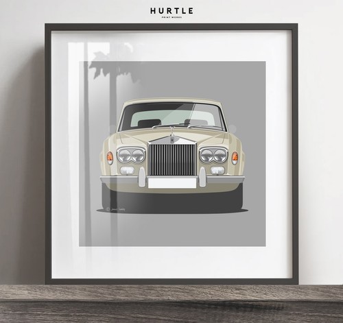 Rolls royce artwork poster - artwork,