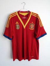 Spain Football Shirt XL Spain 2013 Home Confederations Cup Soccer Jersey