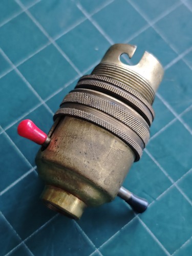 Brass matchstick lamp - brass,