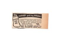 1954 Print Ad Tannery Outlet