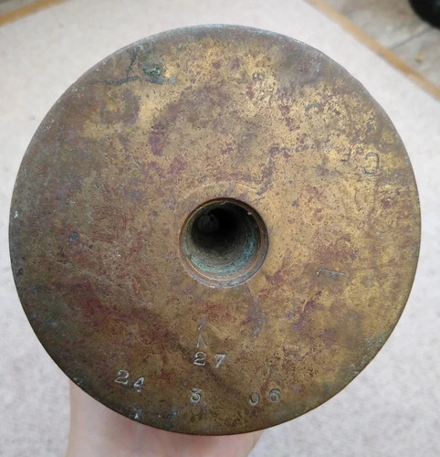 Trench art ornamental - trench, inert