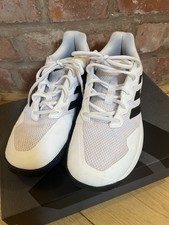 Adidas Game Court 2.0 Men's Tennis Shoes UK 9 Court Grip Play Ball  white 