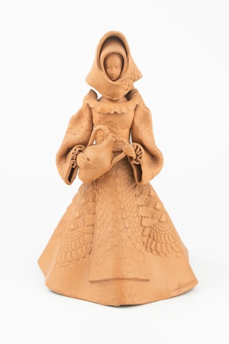 Rare italian terracotta maiden - italian,