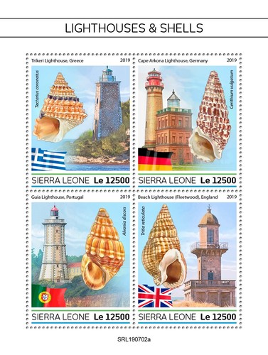 Lighthouses and shells mnh - and,