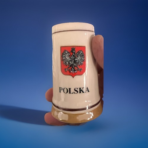 Vintage polish eagle - eagle, ceramic