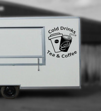 Catering Van Stickers, hot and