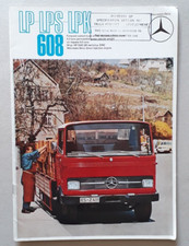 Mercedes Benz LP / LPS / LPK 608 Brochure c.1970 - Truck  Tipper  Tractor Unit