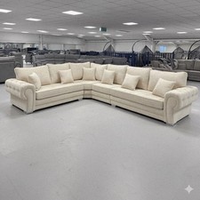 Special Offer - Reduced Price!!!! Luxury Verona Corner Sofa | Pearl | 2C3 |