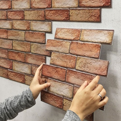 10pcs tile brick wall - 3d,