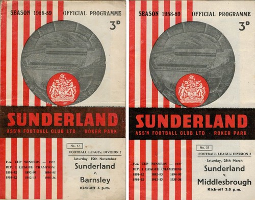 1958 sunderland afc - x,