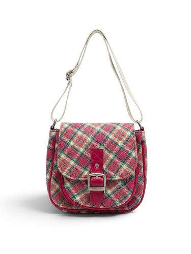 Ness pink plaid tweed tartan - ness,