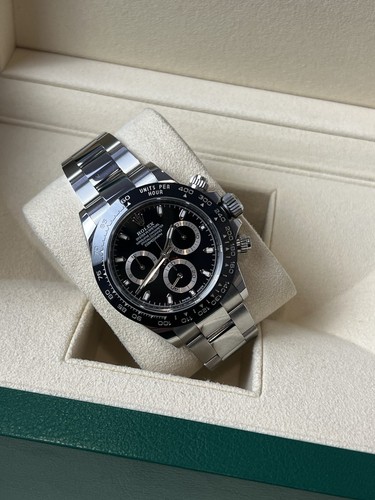 Rolex daytona black ceramic - black,