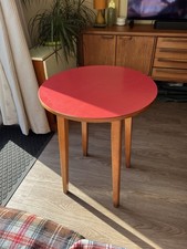 Dining Table Red Formica Mid