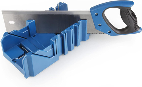 Saw storage mitre box with - mitre,
