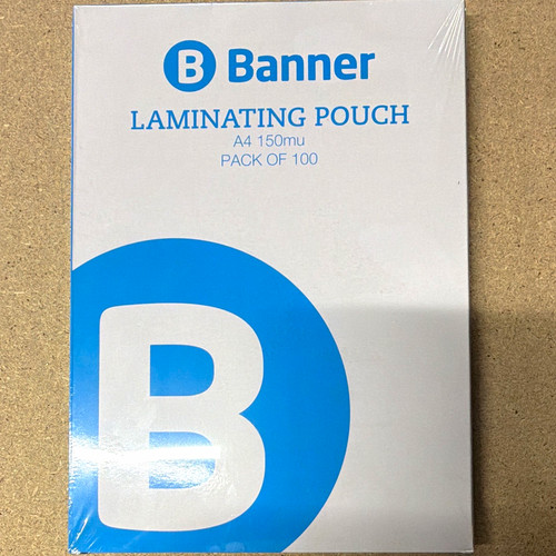 Banner laminating pouches - banner,