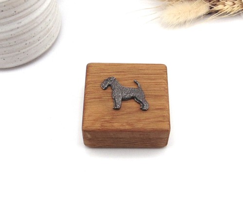 Airedale terrier trinket box - airedale,