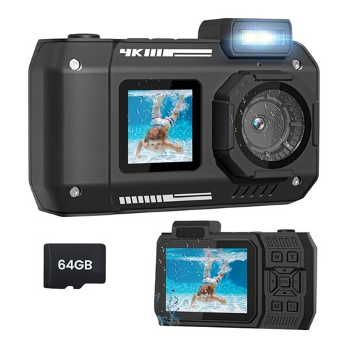 Waterproof camera 65mp - 4k,