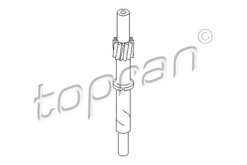 Tacho shaft topran - topran, 107
