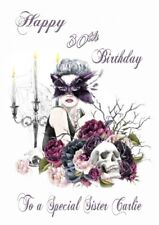 Personalised Goth Birthday