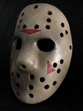 Jason hand painted horror gaming mask prop cosplay Friday the 13th
