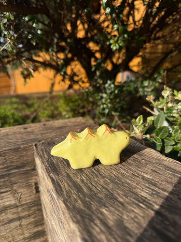 Ceramic dinosaur figure mini - ceramic, figure,